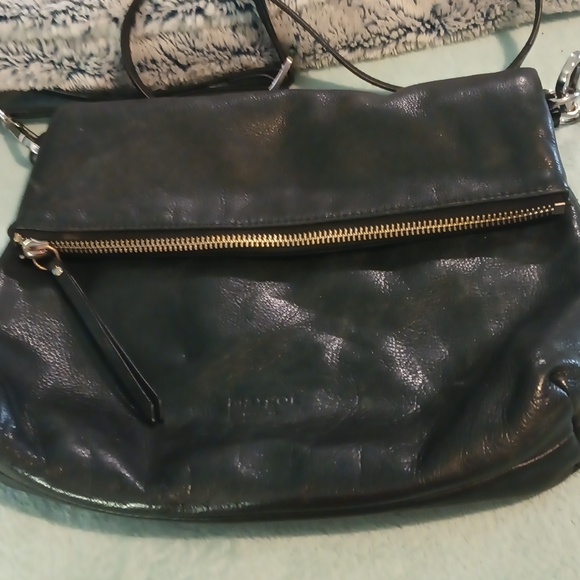 margot Handbags - Margot black leather crossbody bag